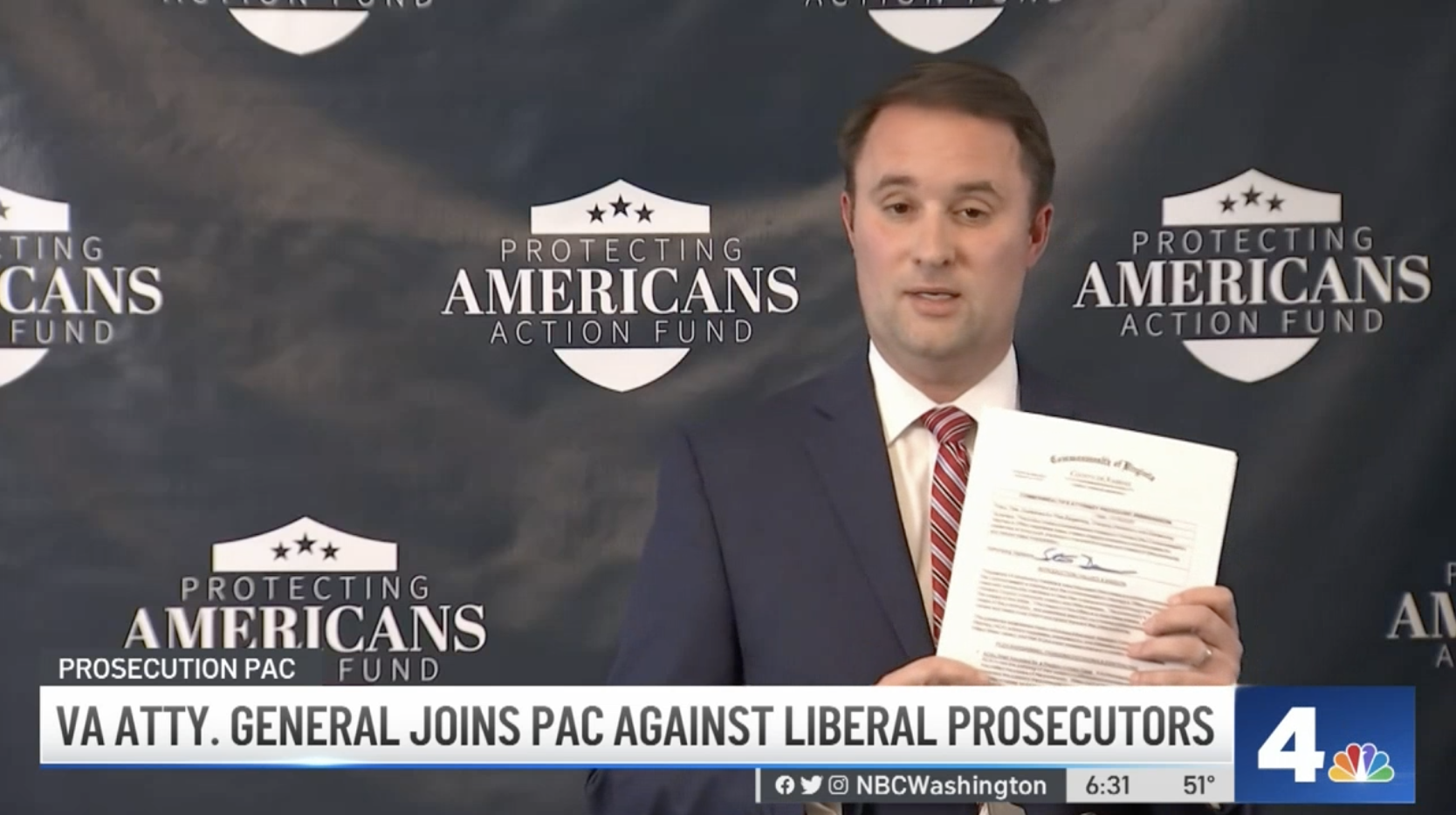 Featured image for “Attorney General Teams Up With GOPAC Against Liberal Prosecutors”